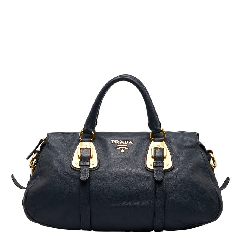 Prada calf cheap leather bag