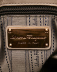Salvatore Ferragamo Salvatore Ferragamo AU-21 D442 Shoulder Bag Leather Grey