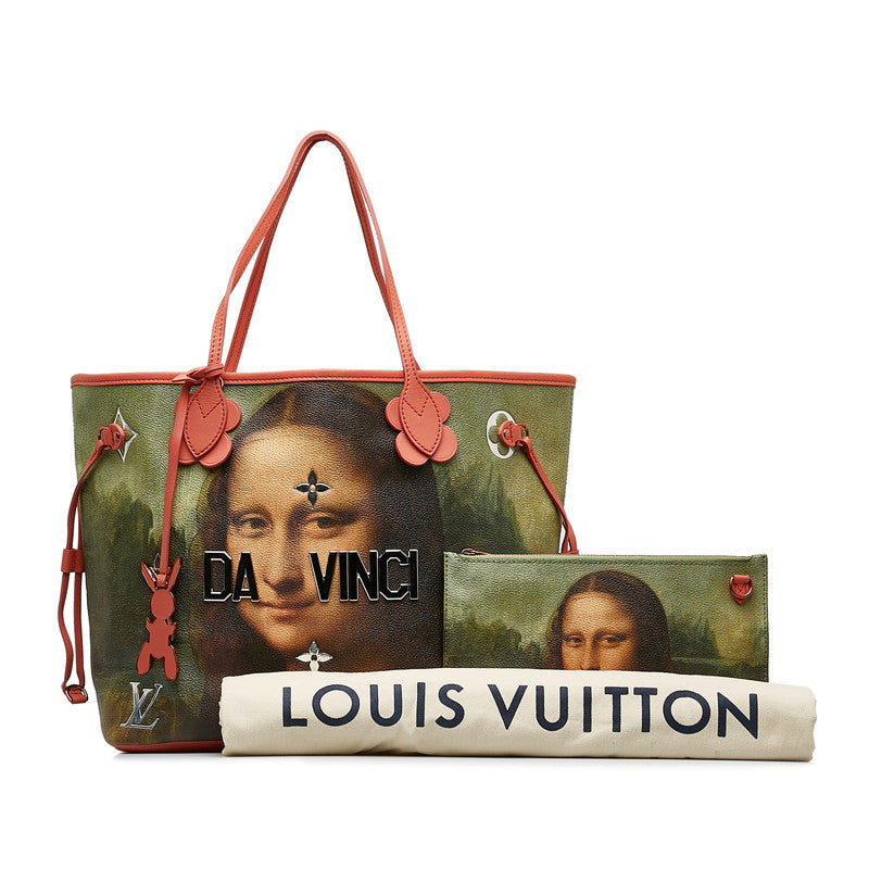 Louis Vuitton Masters Collection Da Vinci Newarf MM Tortoise Bag M43373 Poppy Petal Pink Multicolor PVC Leather  Louis Vuitton