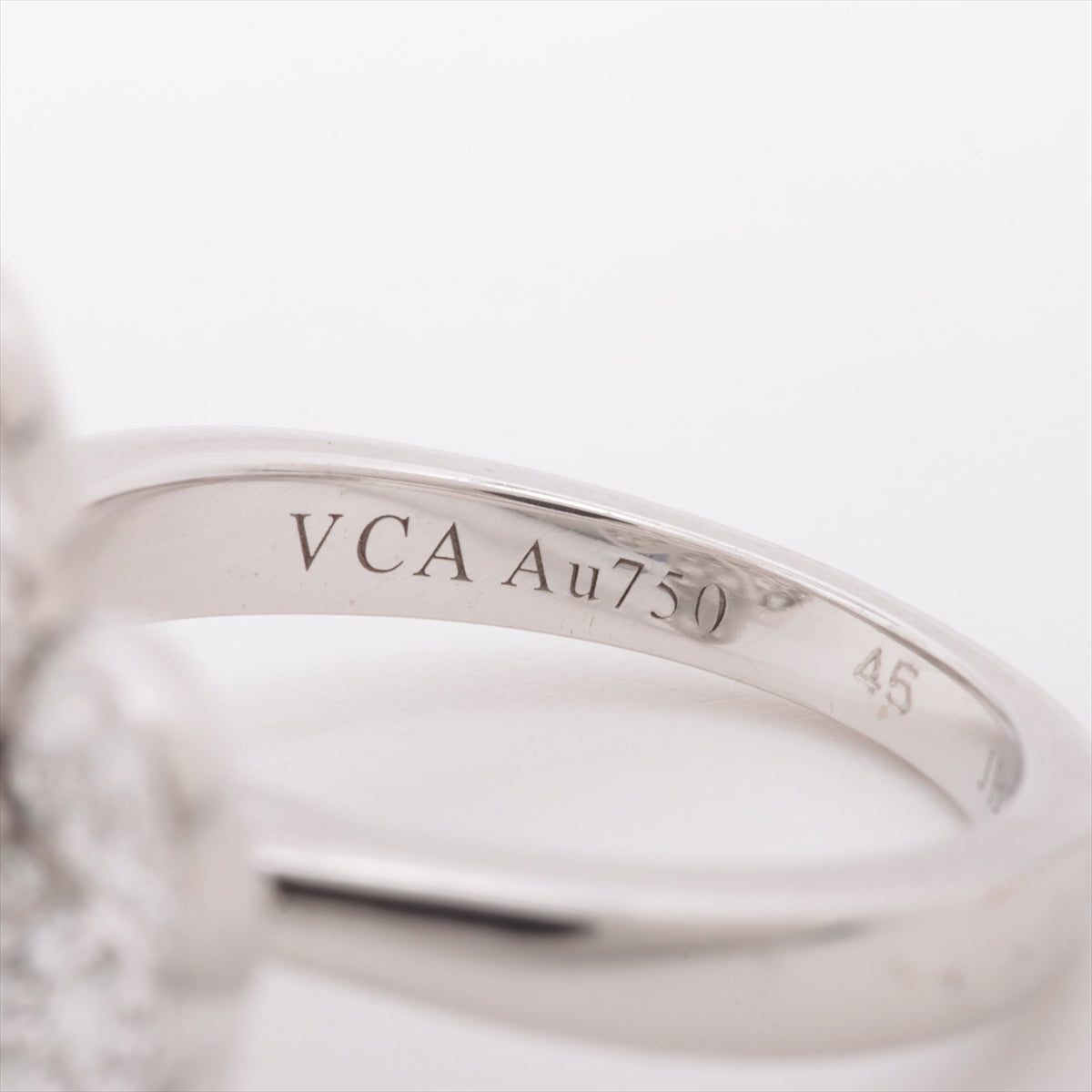 Van Cleef &amp; Arpels Frivol Diamond Ring 750 (WG) 4.8g 45 VCARD31646