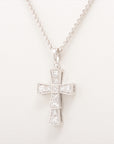 Bulgari Selpenti Cross Diamond Necklace 750 (WG) 6.6g 354038