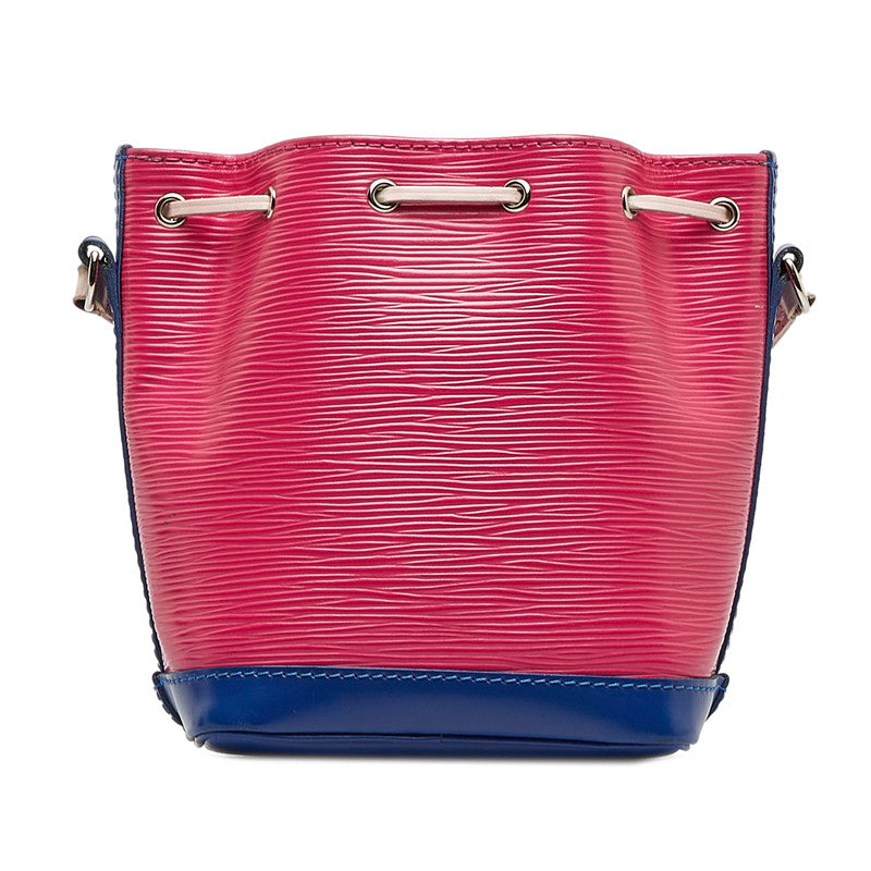 Louis Vuitton Epic Nano Noe Slipper Shoulder Bag M42502 Hot Pink Blue Leather  Louis Vuitton