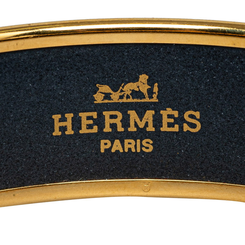 Hermes Emily GM Seven-Boy Birkinned Horse Bangalore Gold Black Multicolor   Hermes