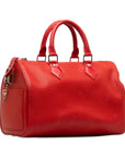 Louis Vuitton Epi Speedy 25 Handbag Mini Boston Bag M43017 Castilian Red Leather  Louis Vuitton