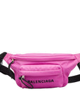 BALENCIAGA Belt Bag in Nylon Pink Ladies 569978
