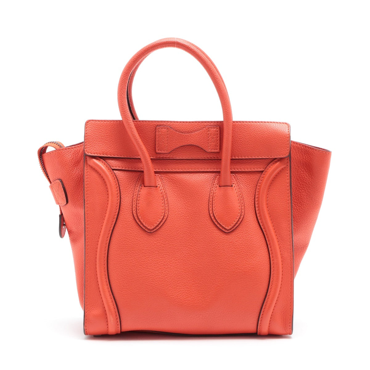 Celine Luggage Micro- Handbag Orange Lagoon