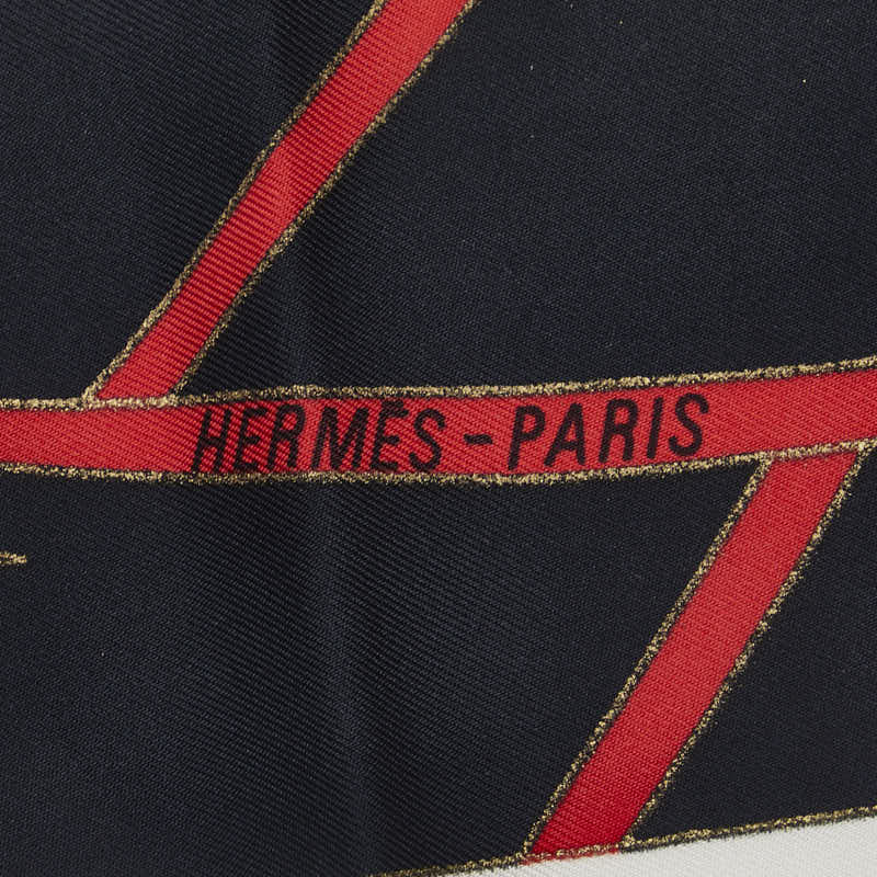 Hermes Carré 90 Les feux de l&#39;espace Fireworks of the Universe Scarf Navi Multicolor Silk Ladies Hermes