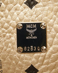 MCM Tote Bag in Visetos Champagne Leather