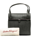 Salvatore Ferragamo Gantiini Mini Handbag Party Bag EF-21 8822 Gr Cotton  Salvatore Ferragamo