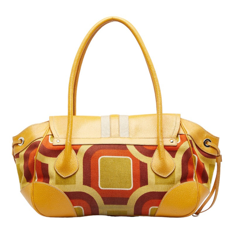 Prada yellow outlet handbag