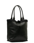 SAINT LAURENT Tote Bag in Grain Calf Leather Black