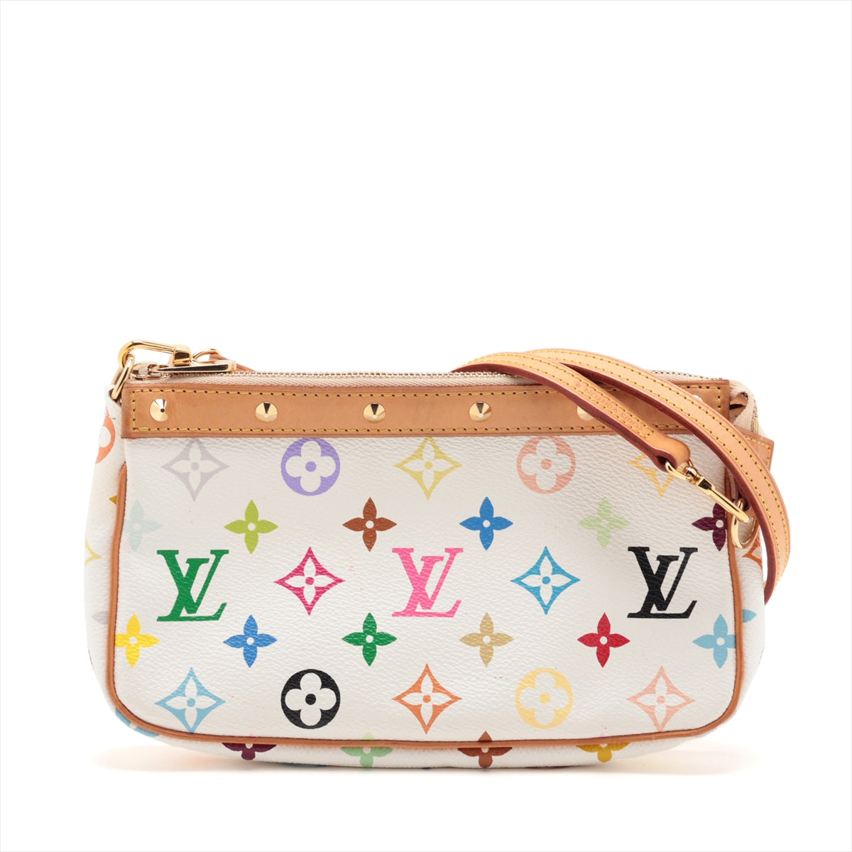 Louis vuitton white online multicolor pochette