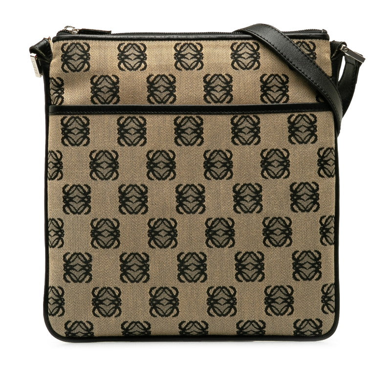 LOEWE LOEWE Shoulder Bag Canvas/Leather Black Ladies Paris – Fashionia