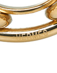 Hermes Elmes Lugate Scarf Ring Mecque Gold Ladies Paris