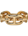 Hermes Elmes Lugate Scarf Ring Mecque Gold Ladies Paris