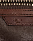 Celine Luggage Mini  Mouton  Leather Handbag Vicar