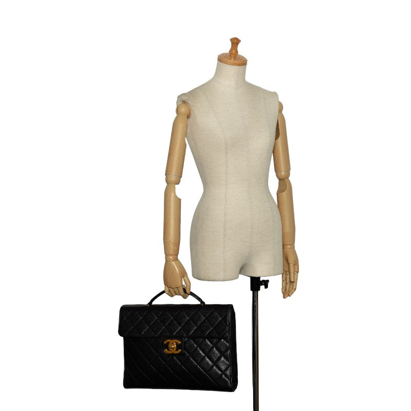 Chanel Matrases Cocomark Handbags Briefcase Black Caviar   Chanel