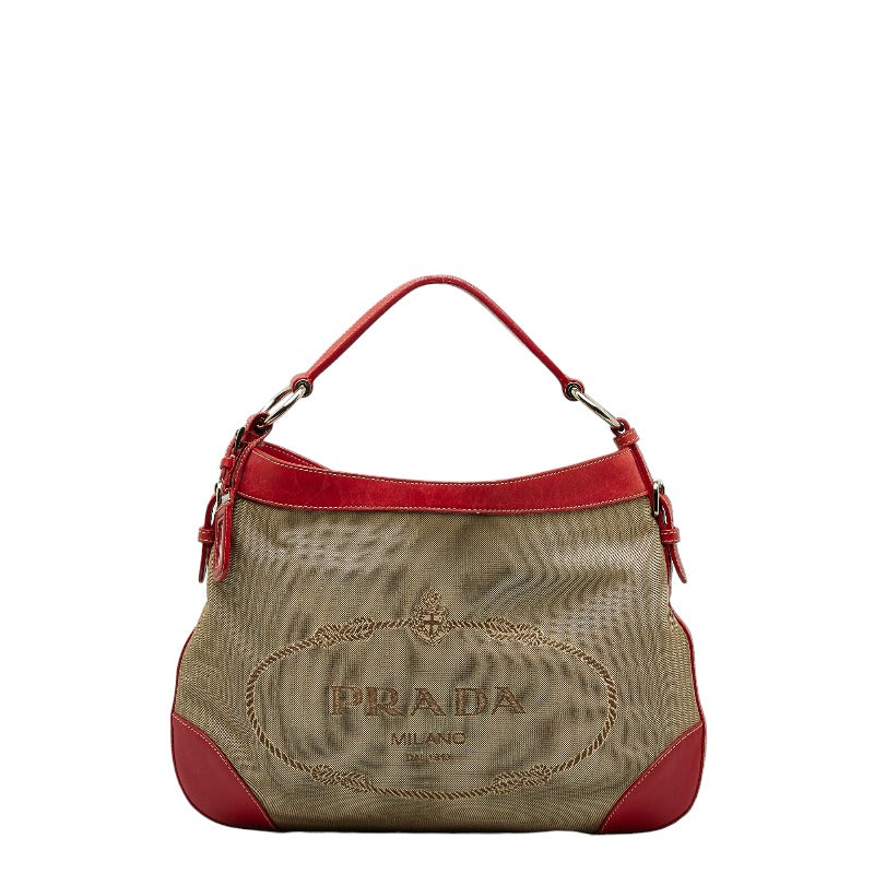 Prada clearance logo red