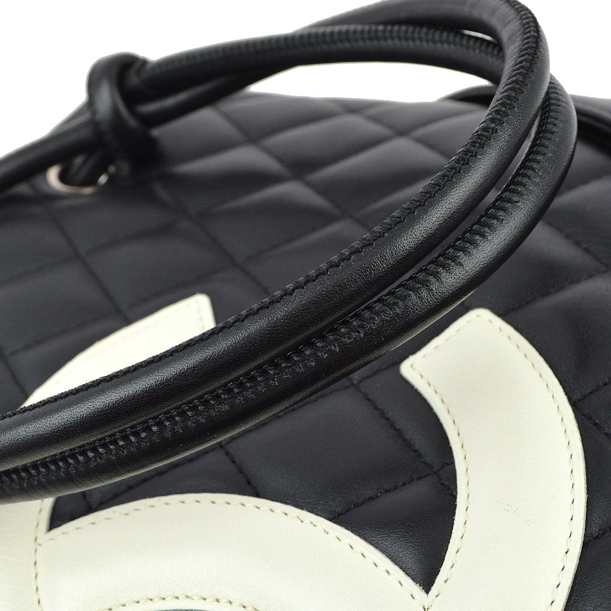 Chanel Black Calfskin Cambon Ligne Handbag