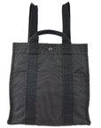 Hermes Gray Canvas Herline a Dos MM 2way Tote Backpack
