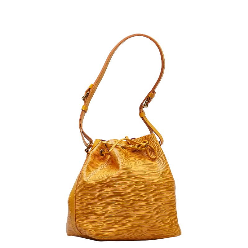 Louis Vuitton Epi Puccinoe One-Shoulder Handbag M44109 Tasili Yellow Leather  Louis Vuitton