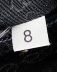 Prada Triangle Logo  Sapphire Handbag Black Nylon Leather  Prada