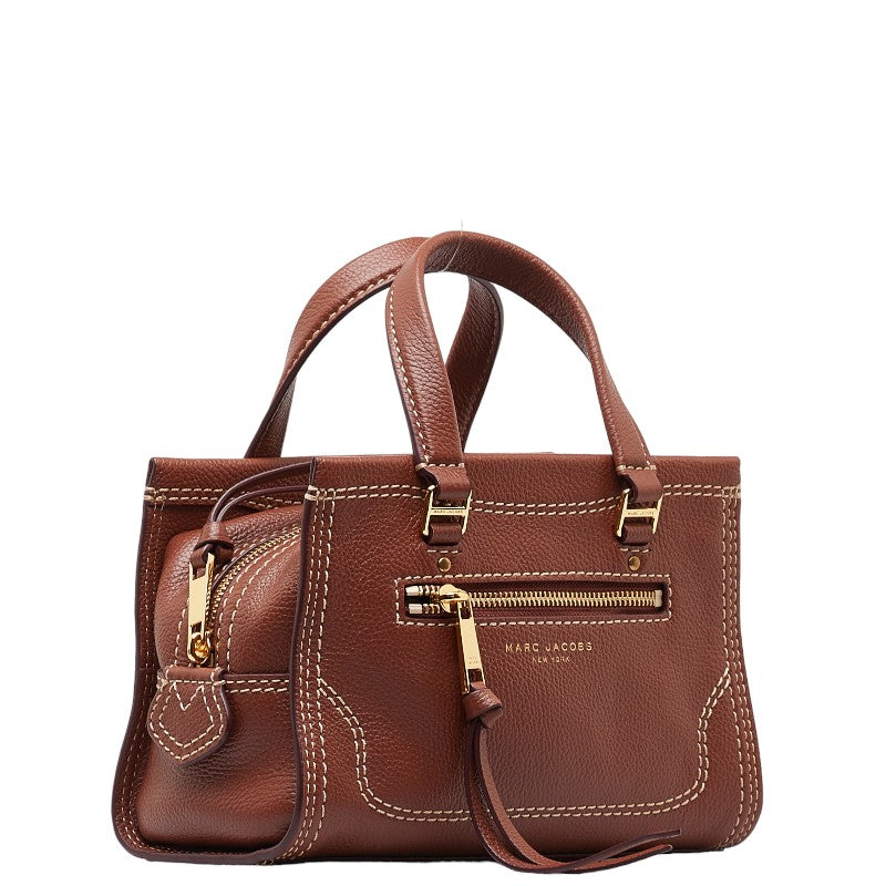 Mark Jacobs Handbag 2w M0015022 900 Brown Leather  MARC JACOBS