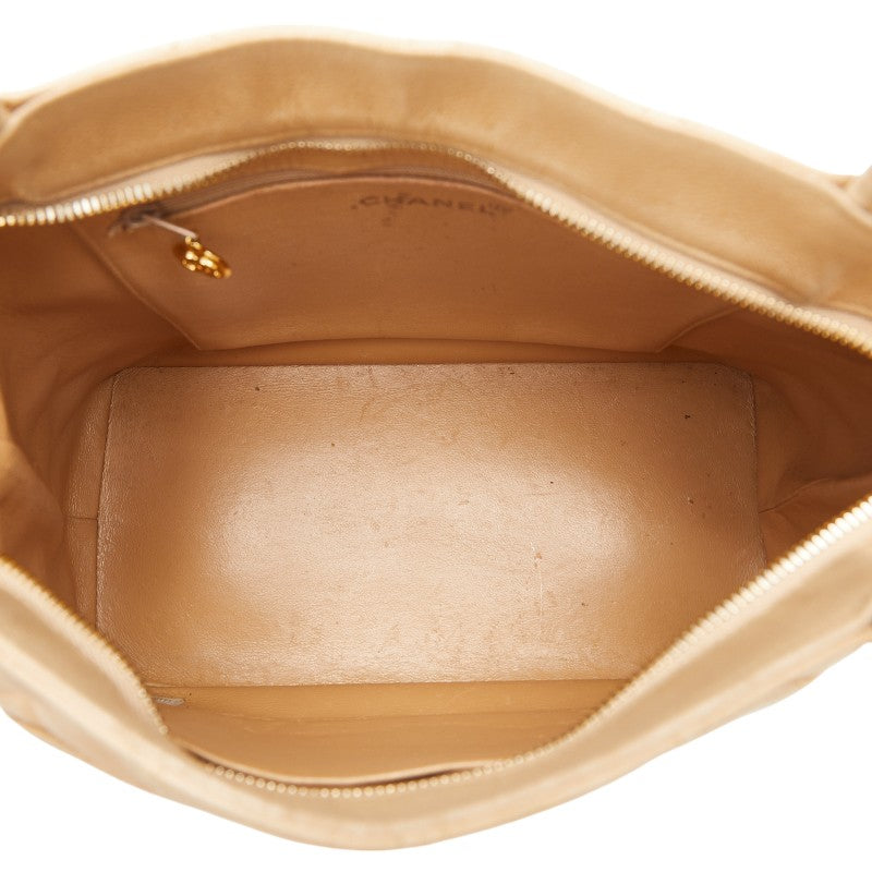 Chanel Matrases Medallion Coco ed Tote Bag Handbag Beige G Caviar S  CHANEL