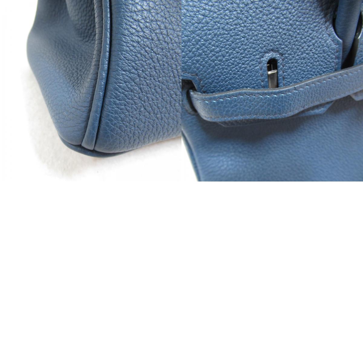 Hermes Birkin 25 Black Handbag Handbag Handbag Leather Togo  Black