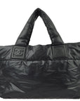 Chanel Black Nylon Coco Cocoon Tote Handbag