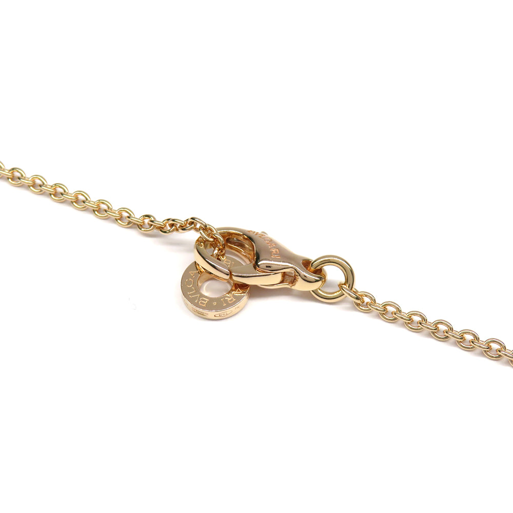 Bulgari necklace pendant palentets 750PG pink g RG rose gold men women jewelry accessories artwork washed