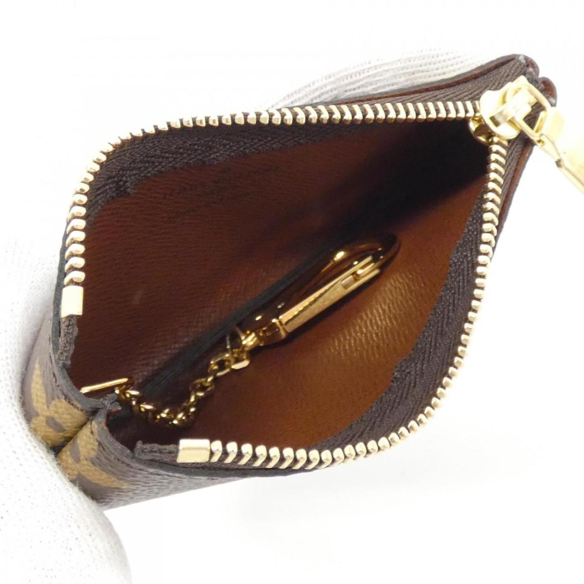 Louis Vuitton Monogram Card Keycase Pochette Cree M62650 Coin &amp; Keycase