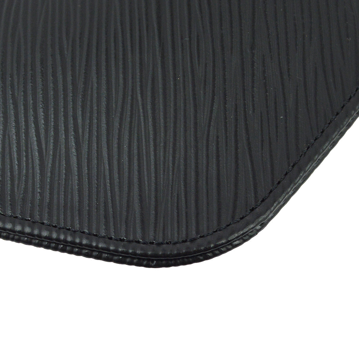 Louis Vuitton 1999 Black Epi Demi-lune Handbag M52682