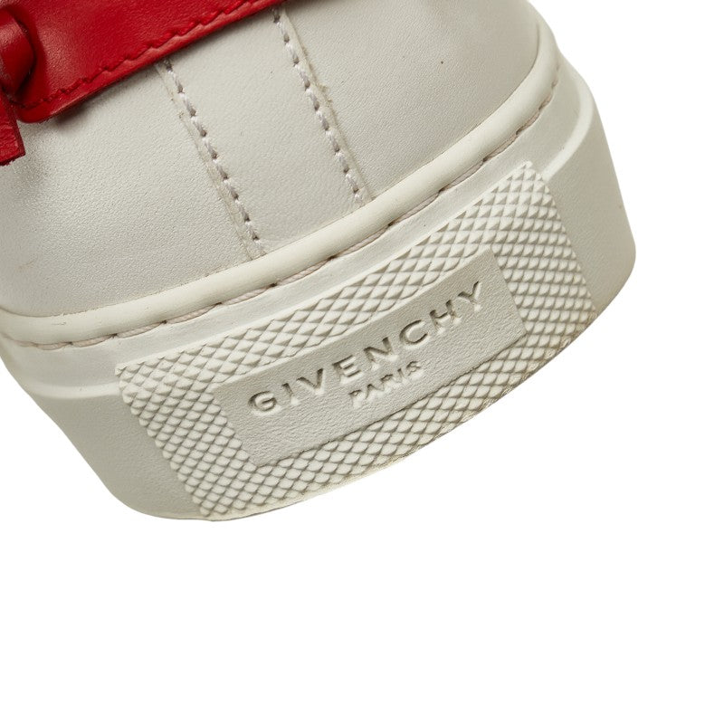 Givenchy  Street Sneaker Size 36/24.5 White Red  Leather  Givenchy