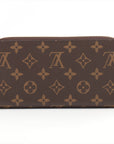 Louis Vuitton Monogram Zippyr Wallet M42616 Brown Round Zipper Wallet