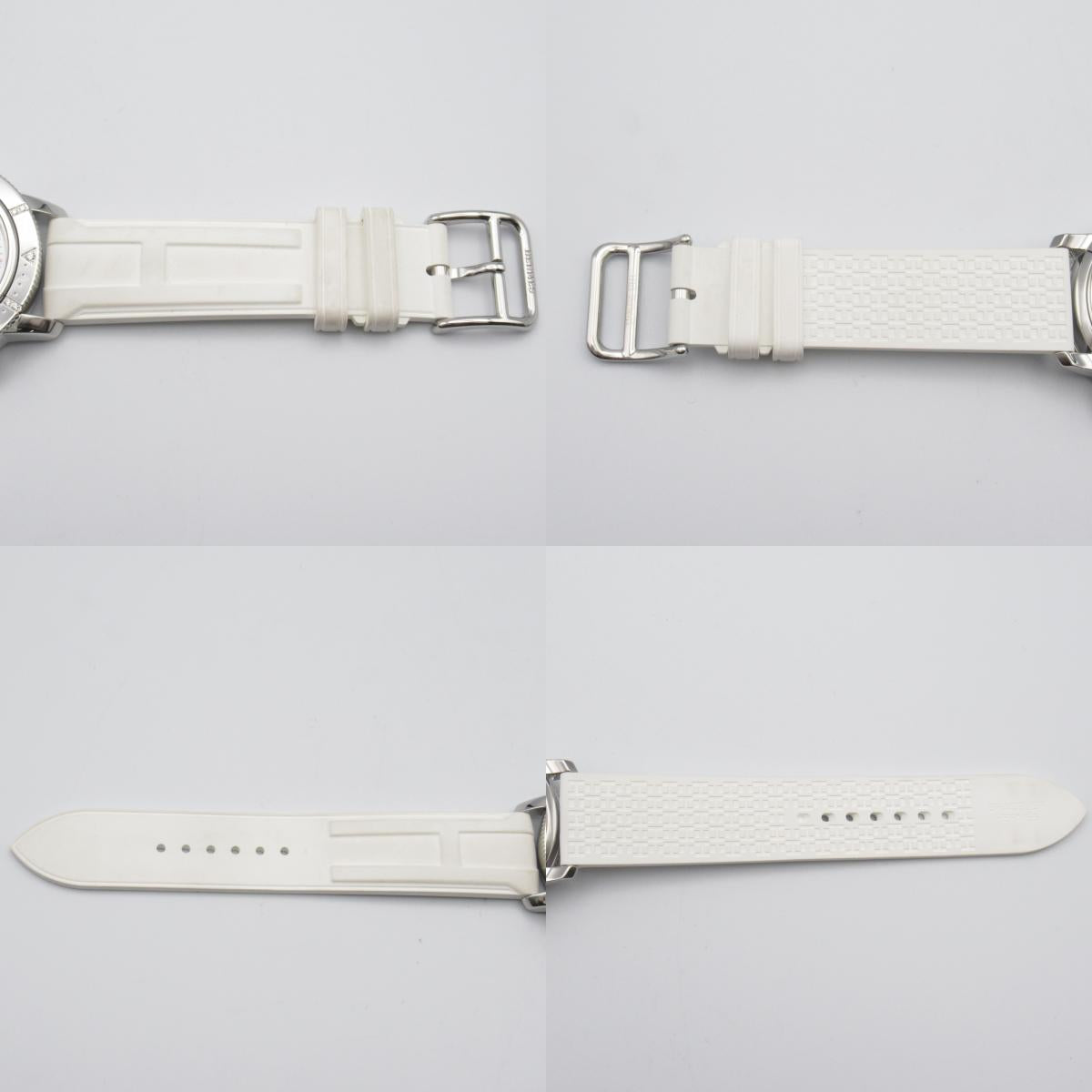 Hermes Hermes Clipperer Diver Chronograph Diamond-Bezel  Watch Stainless Steel Lavender Men White S CP2.430