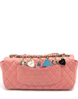 Chanel Lambskin  Chain Shoulder Bag Pink Gold