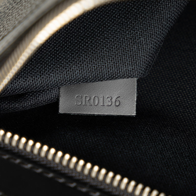 Louis Vuitton Damier Graphite Mick MM Sloping Shoulder Bag N41106 Black PVC Leather Men LOUIS VUITTON