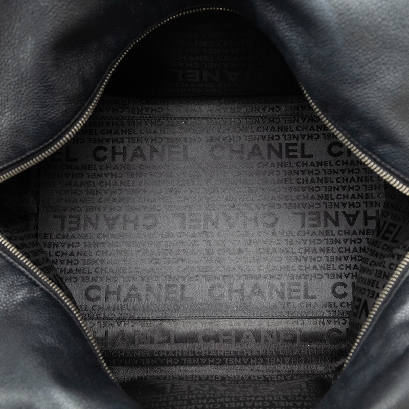 Chanel Coco Boston Bag Black Matt Caviar S Pants  Chanel