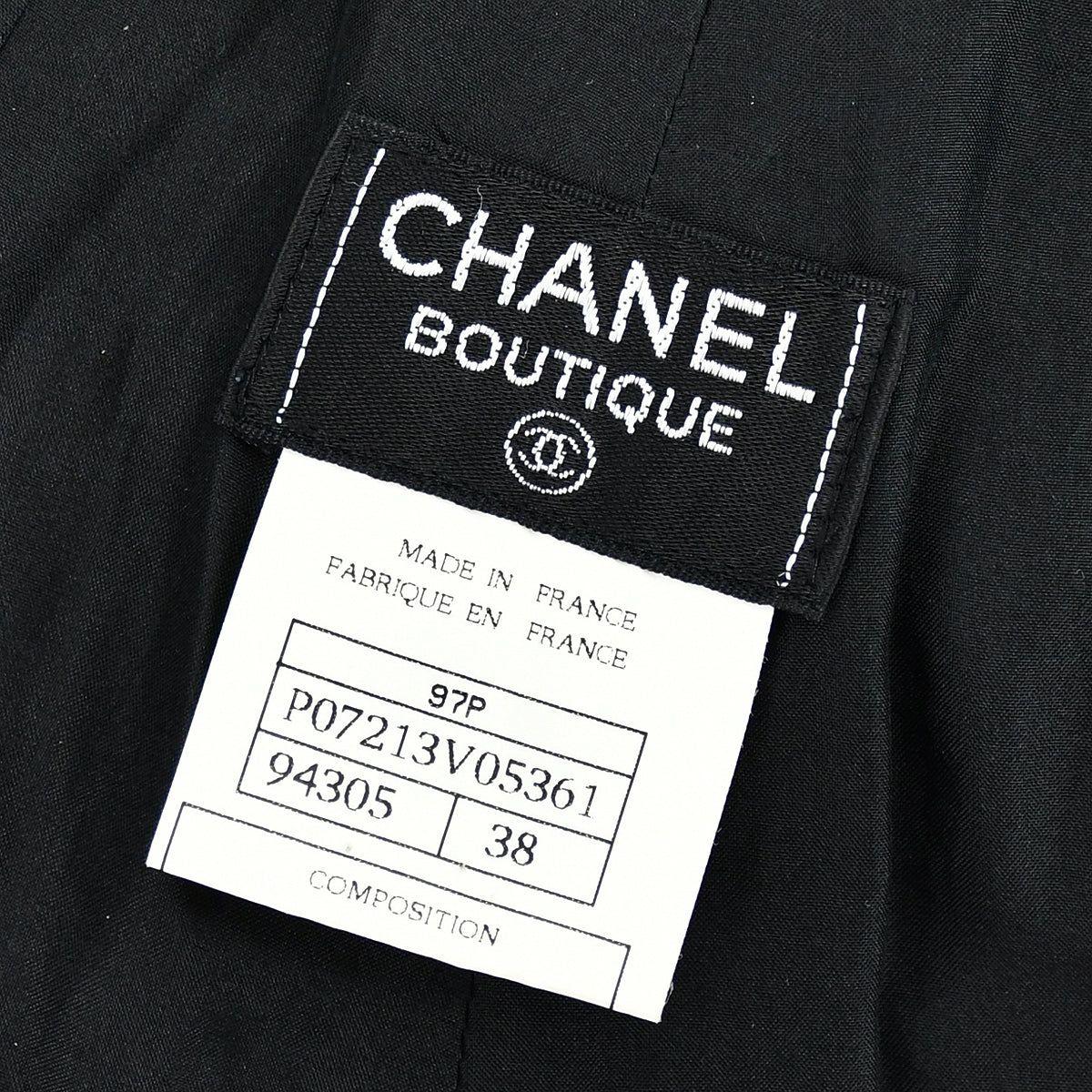 Chanel Long Pants Black 97P 