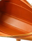 HERMES 2006 PLUME ELAN 28 Metallic Orange Chevre Coromandel
