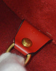 Louis Vuitton 2002 Red Epi Soufflot Handbag M52227