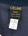Celine Single Breasted Jacket Navy 