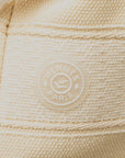 Hermes Sackmarine Recipe MM Shoulder Bag Ivory White Cotton  Hermes