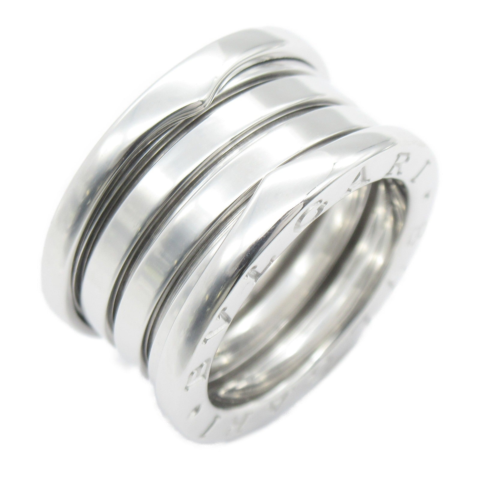 Bulgari BVLGARI B-zero1 Beezero One 4 Band Ring Ring Ring Ring Jewelry K18WG (White G)   Silver