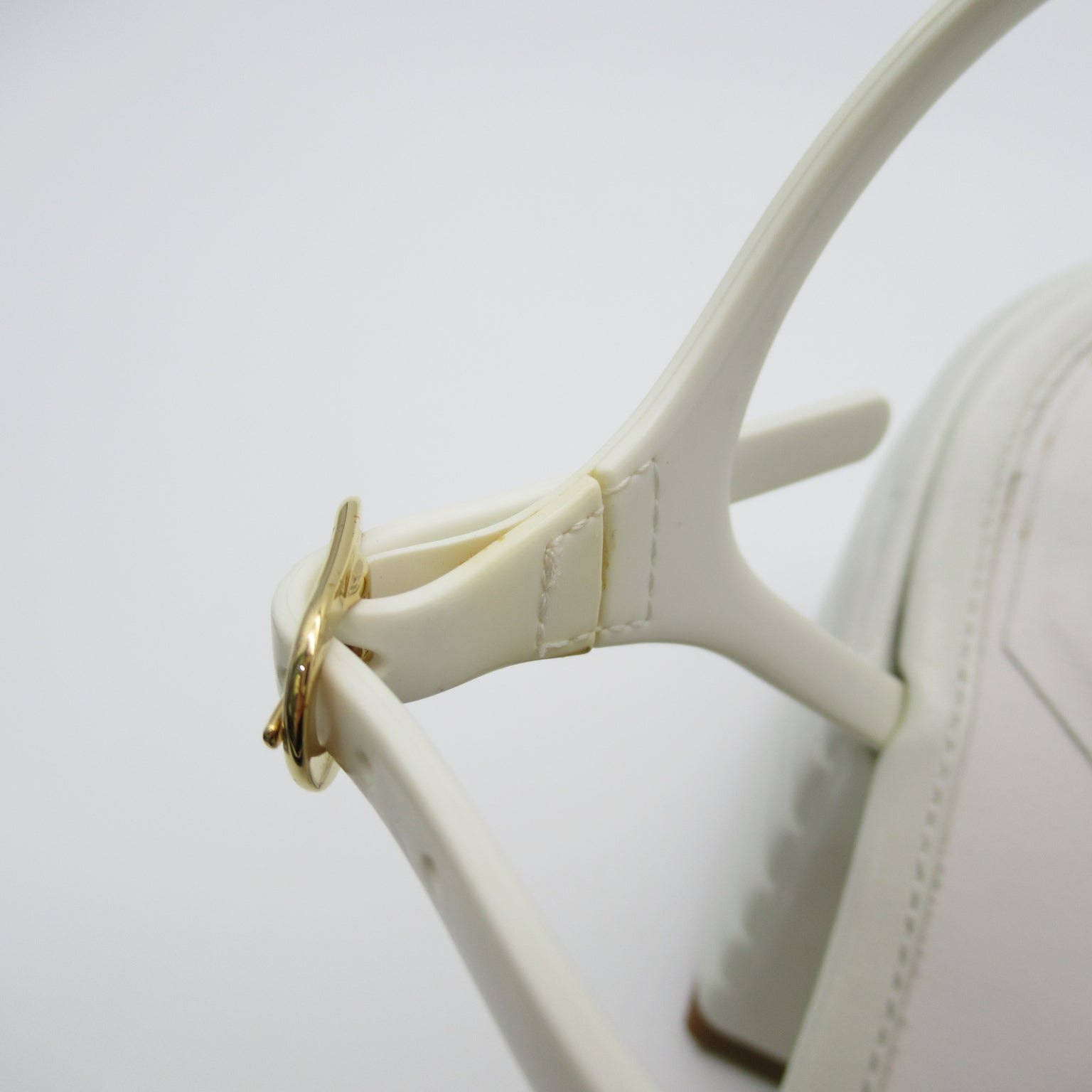 Fendi Fendi FF Promenade Sandalss Shoes Leather  White