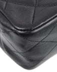 Chanel 1991-1994 Classic Double Flap Medium Black Lambskin