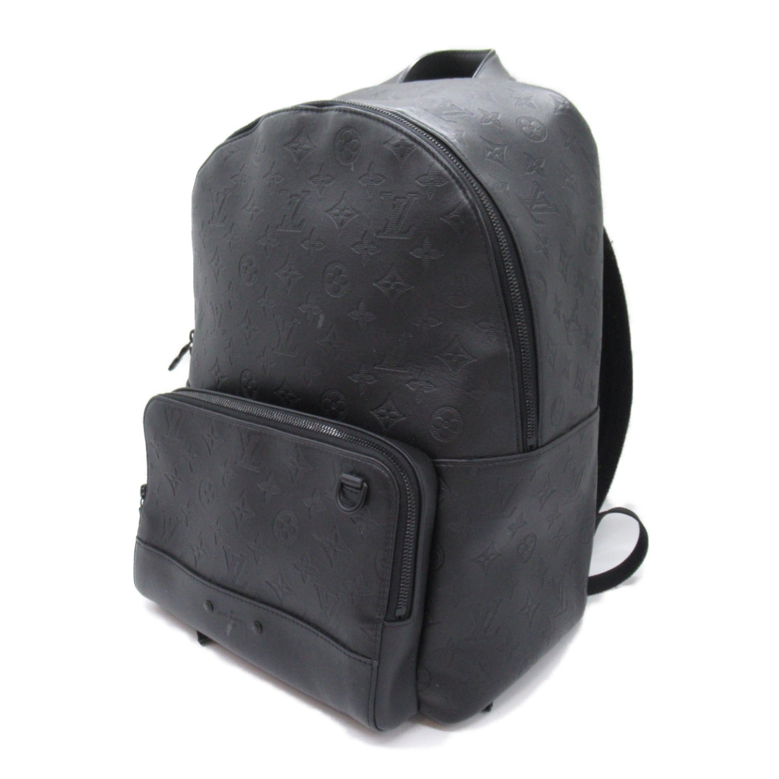 Louis Vuitton Racing Backpack Backpack Backpack Bag PVC Coated Canvas Monogram Shadow  Black M46109