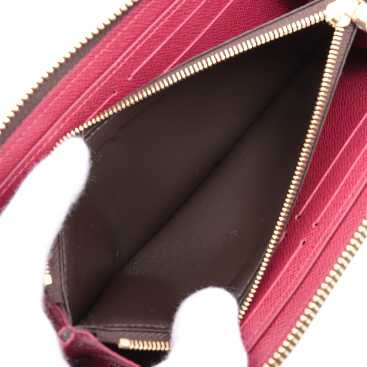 Louis Vuitton Monogram Portefolio Cremans M60742 Fuschia