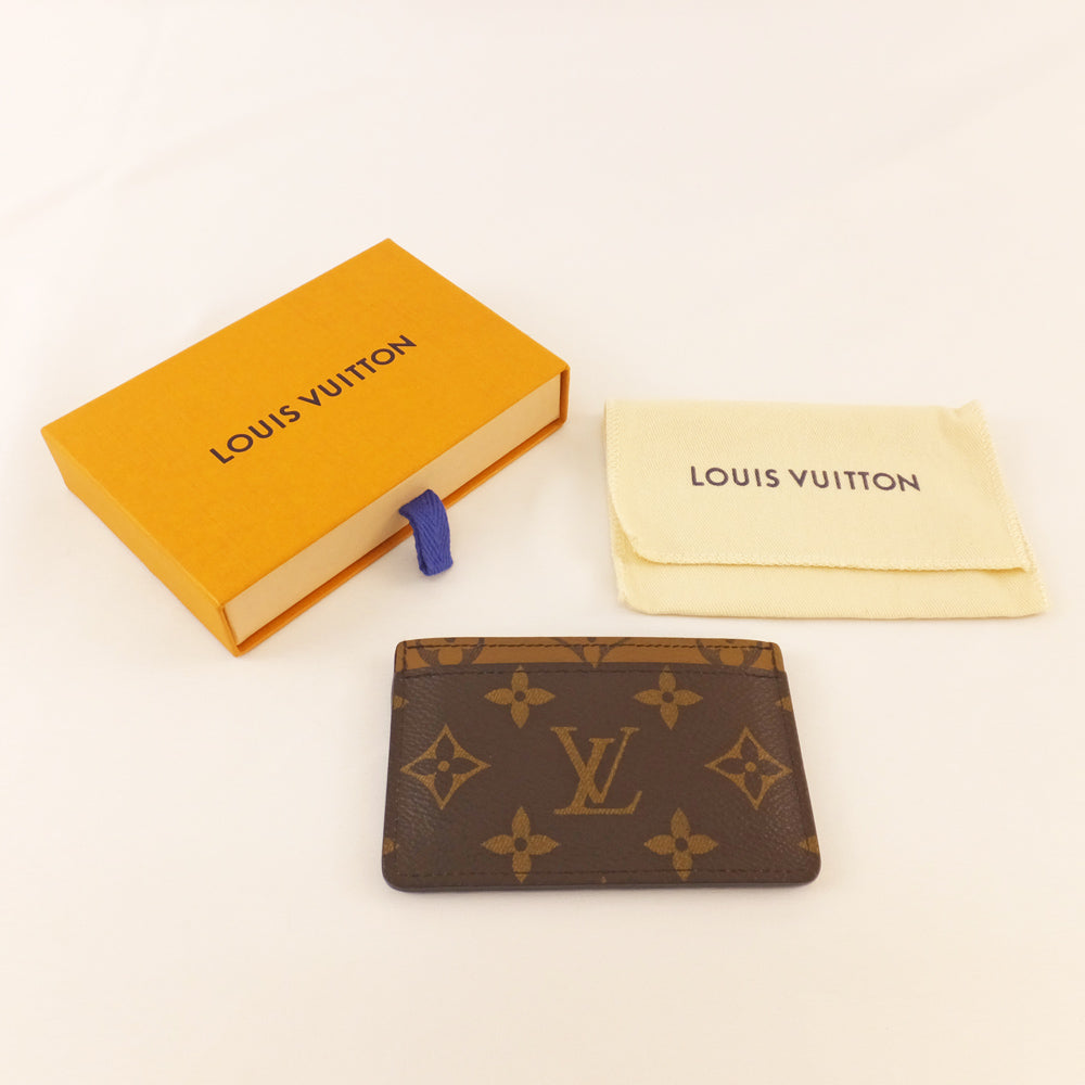 Louis Vuitton Porte Jaeger Le Coultre M69161 Card Case Monogram Canvas LV Brown Small Compact Thin